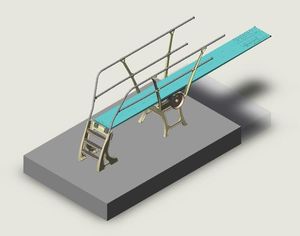Sprunganlage Durafirm 1m